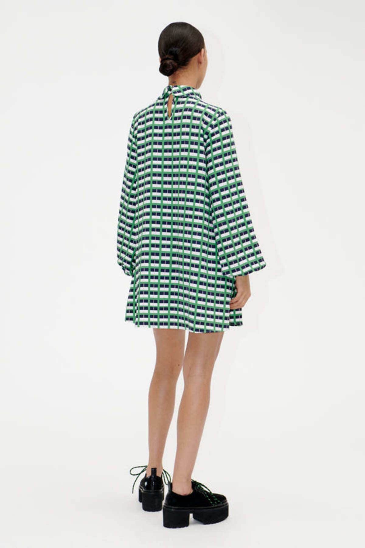 Stine Goya Solaries Dress - Retro Check | Garmentory Stine Goya Solaries Dress - Retro Check | Garmentory