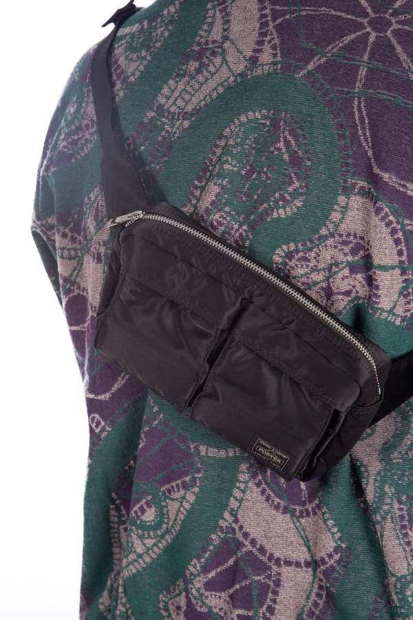 Porter Tanker Waist Bag Black Garmentory
