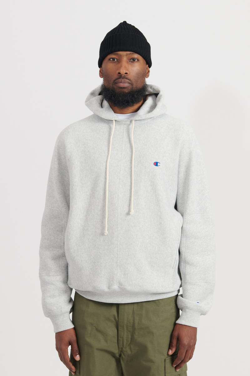 n-hoolywood Champion Reverse Weave Hoodie - T. Gray | Garmentory n-hoolywood Champion Reverse Weave Hoodie - T. Gray | Garmentory