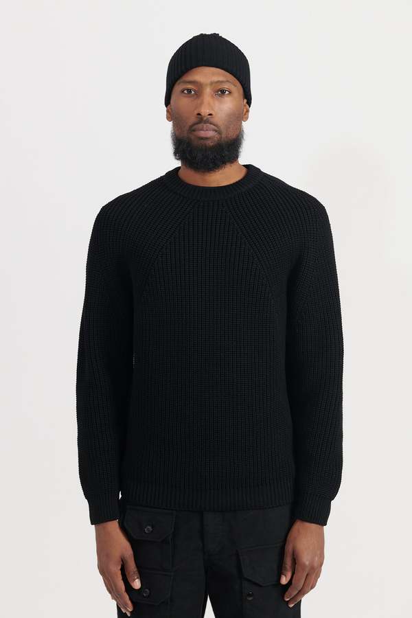 Batoner Signature Crew Neck - Black | Garmentory