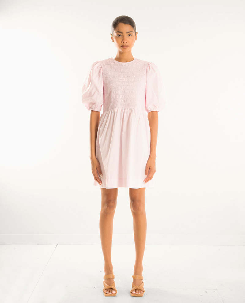 【GANNI】コットン ポプリン スモック ミニドレス 楽天市場】GANNI ガニー ワンピース Cotton Poplin Open Back