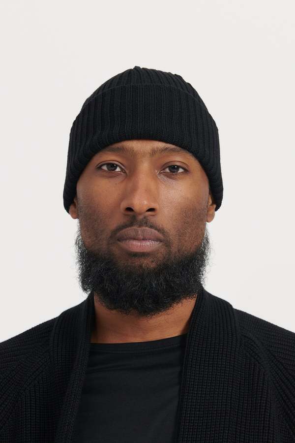 帽子 BATONER SOLID WOOL SHORT CAP Batoner Solid Wool Short Cap - Black | Garmentory