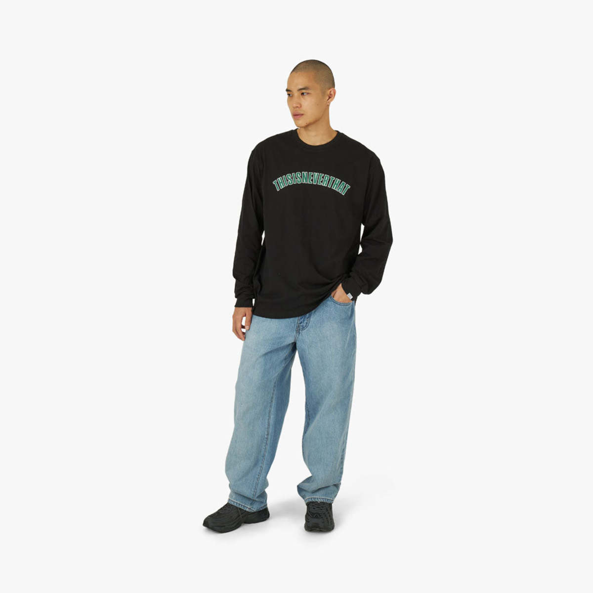 thisisneverthat Relaxed Jeans - Washed Blue | Garmentory