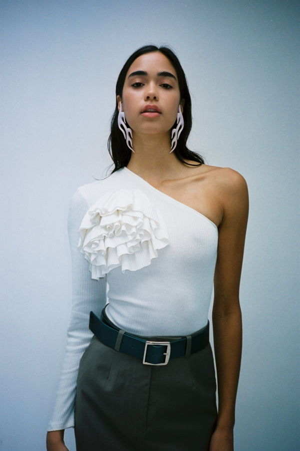 SC103 Lilith Top - Bone