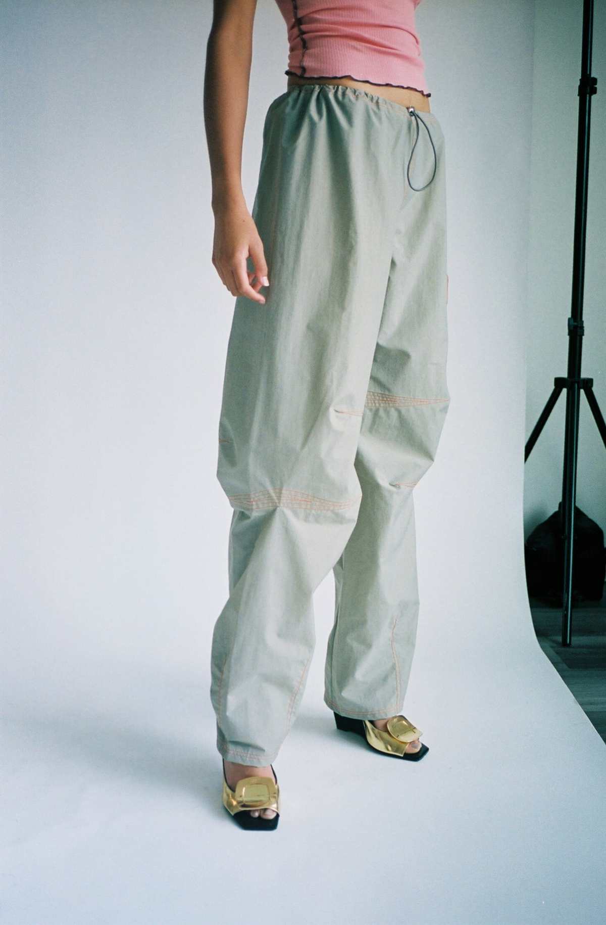 SC103 Script Arc Pant - Beige - Image 2 of 6