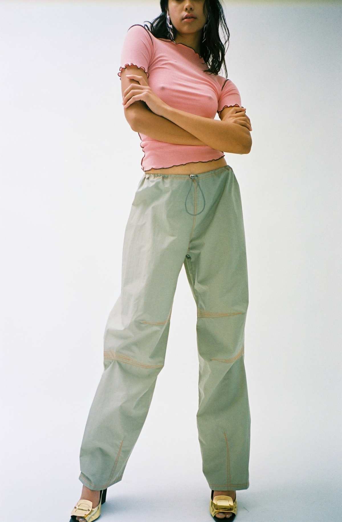 SC103 Script Arc Pant - Beige - Image 4 of 6