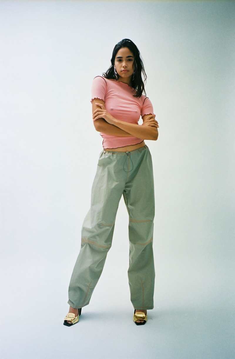 SC103 Script Arc Pant - Beige