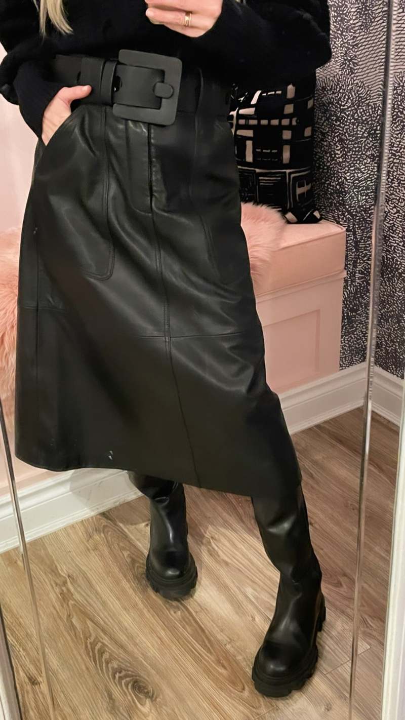 sea new york Ayden Skirt レザースカート sea new york Ayden Skirt レザースカート