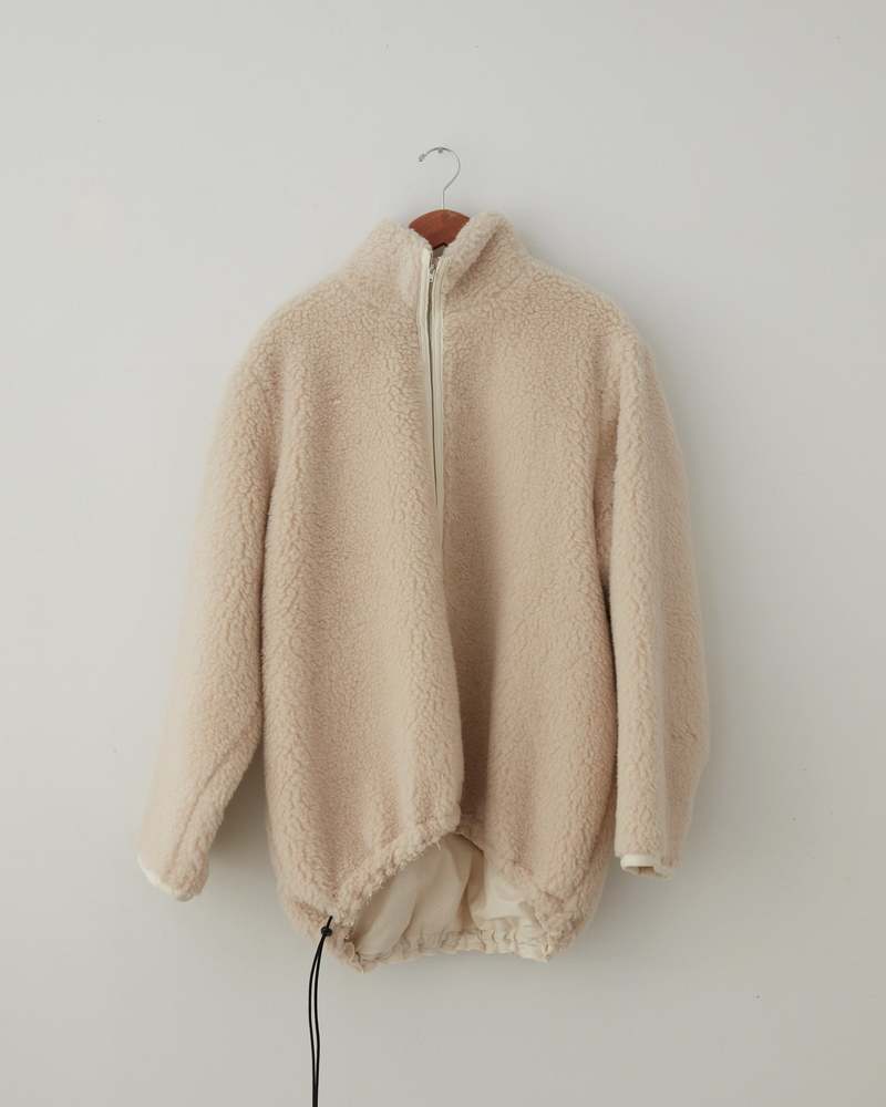 Camiel Fortgens Fleece Anorak - Off White | Garmentory