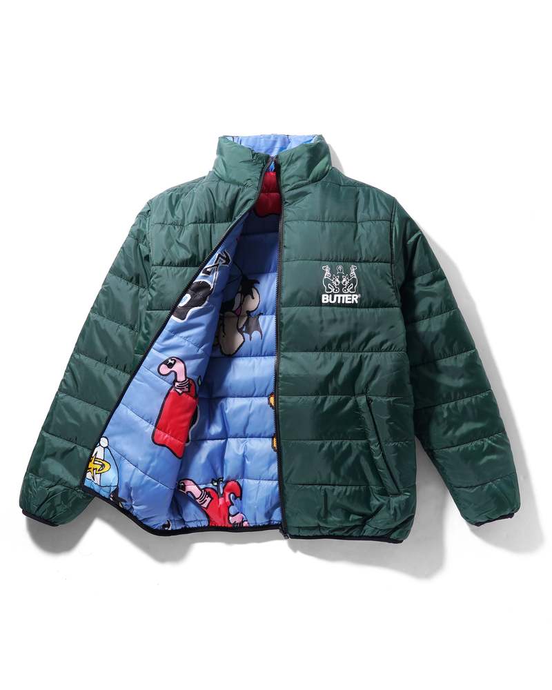 Butter Goods Reversible Jacket Butter Goods Jun Reversible Puffer