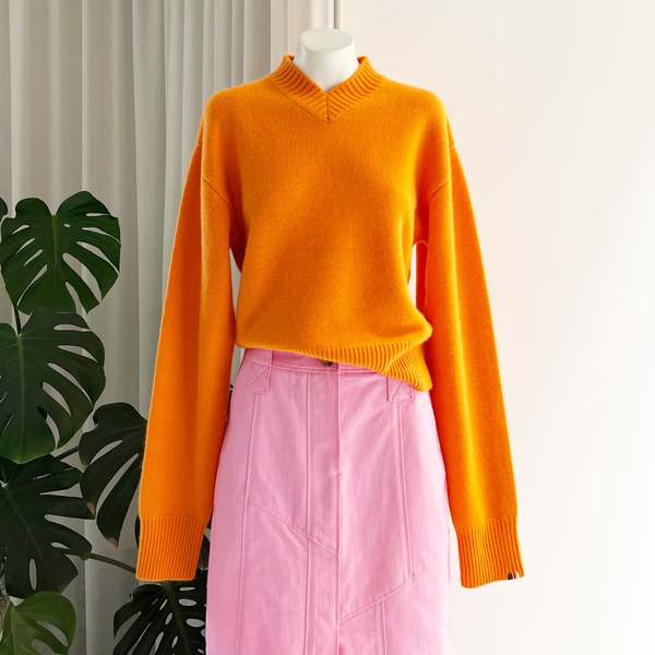 Extreme Cashmere Demi Cashmere Sweater - Carrot