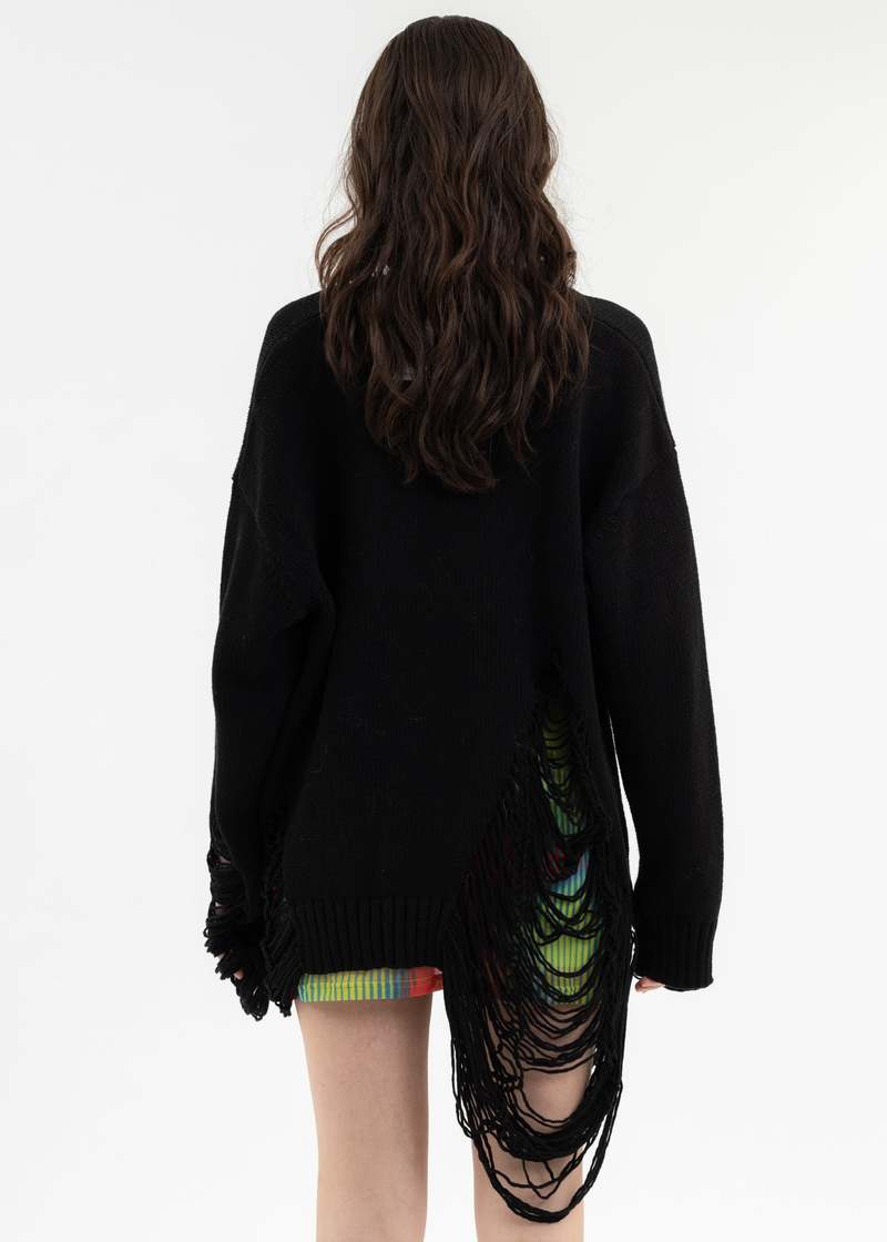 Black-DAMAGE-COTTON-KNIT-