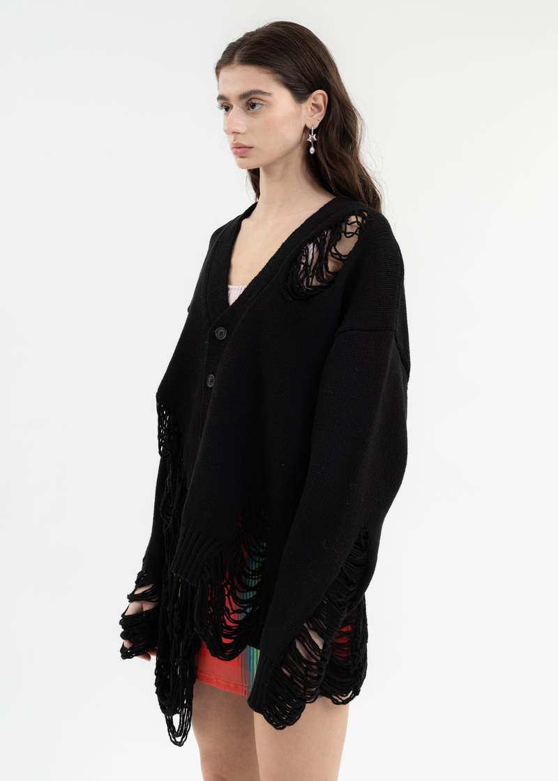 Black-DAMAGE-COTTON-KNIT-