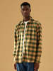 forét Pillar Shirt - Dark Green Check - Thumbnail 1
