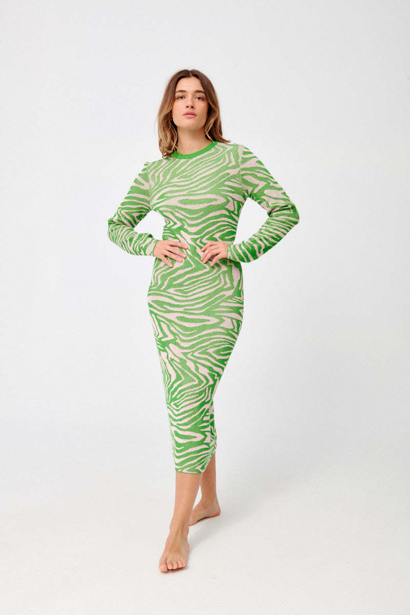 Stine Goya Chiara Knit Dress - Pastel Green | Garmentory