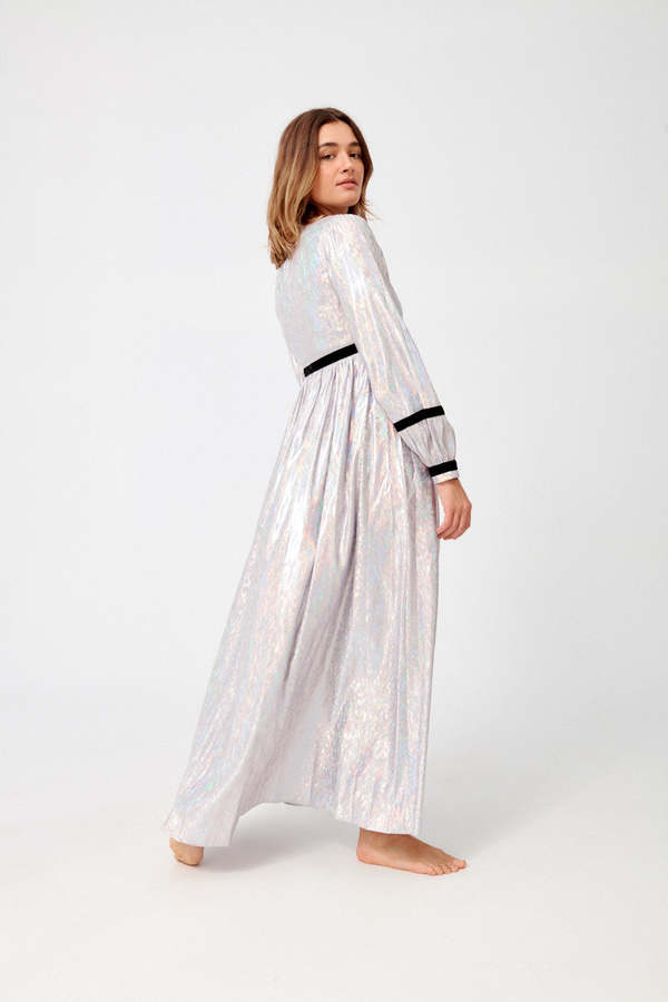 BATSHEVA Faye Dress - Lavender Holographic