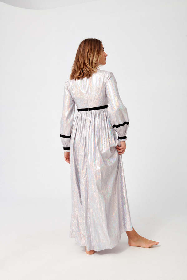 BATSHEVA Faye Dress - Lavender Holographic