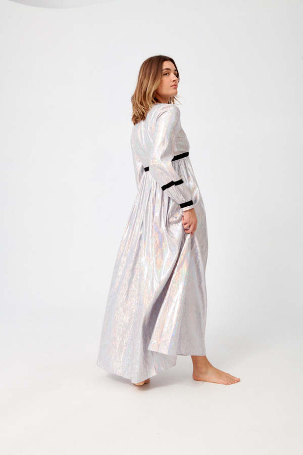 BATSHEVA Faye Dress - Lavender Holographic