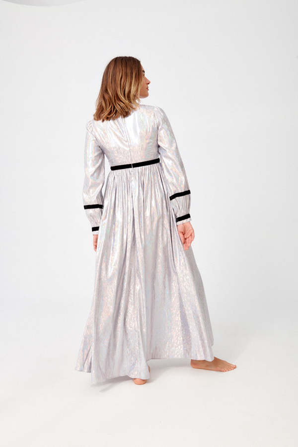 BATSHEVA Faye Dress - Lavender Holographic