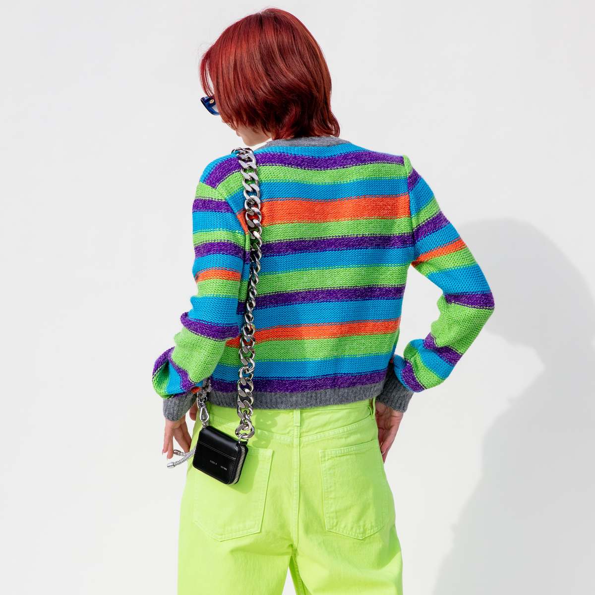 カーディガン ANDERSSON BELL MARTA STRIPE CARDIGAN ANDERSSON BELL Marta Stripe Cardigan - Blue Multi | Garmentory