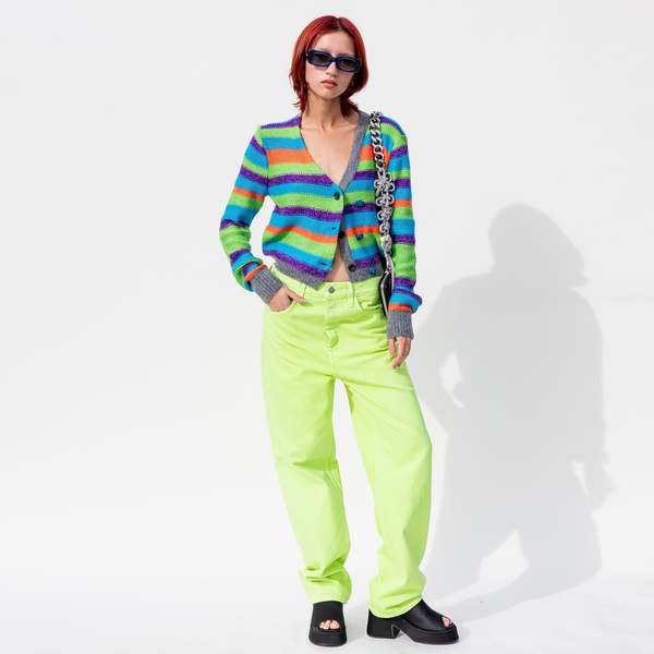 ANDERSSON BELL Marta Stripe Cardigan - Blue Multi | Garmentory