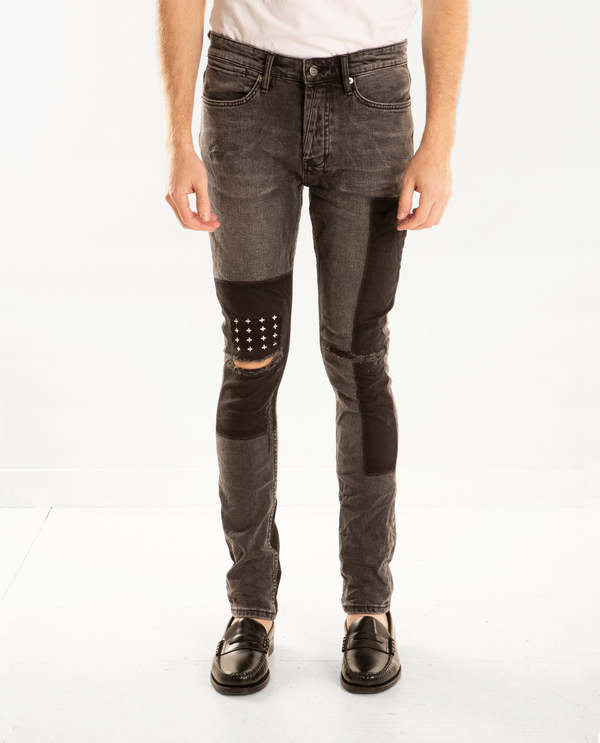 Ksubi Van Winkle Copy Paste Trashed Jeans - Black | Garmentory