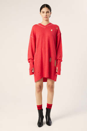 white christmas dresses Sweater Jumper Dress main image 0