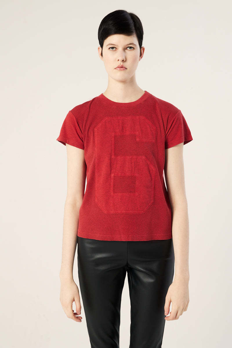 MM6 Maison Margiela 赤 半袖シャツ Maison Margiela（旧Maison Martin Margiela）（Tシャツ