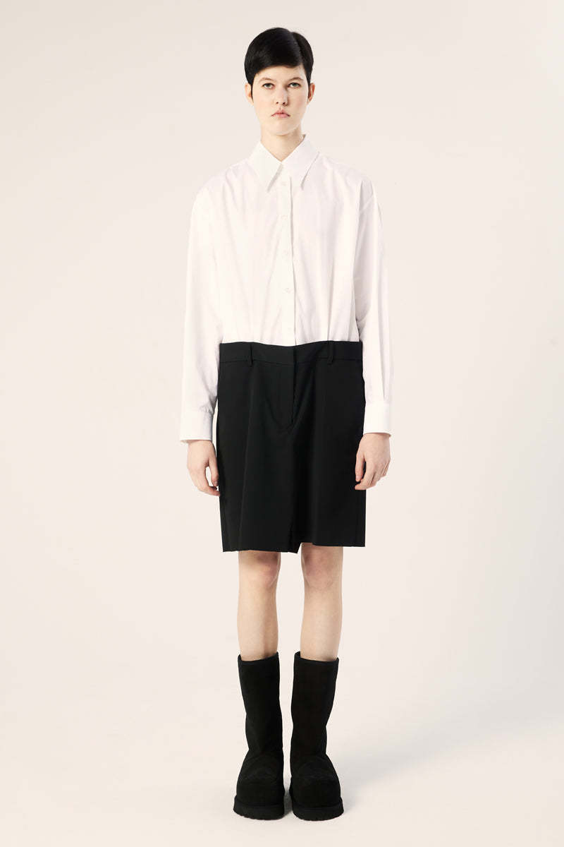 【MM6 MAISON MARGIELA】シャツワンピース Shirt Dress MM6(エムエムシックス) / 2022SS 6 Print Shirt Dress(シャツ