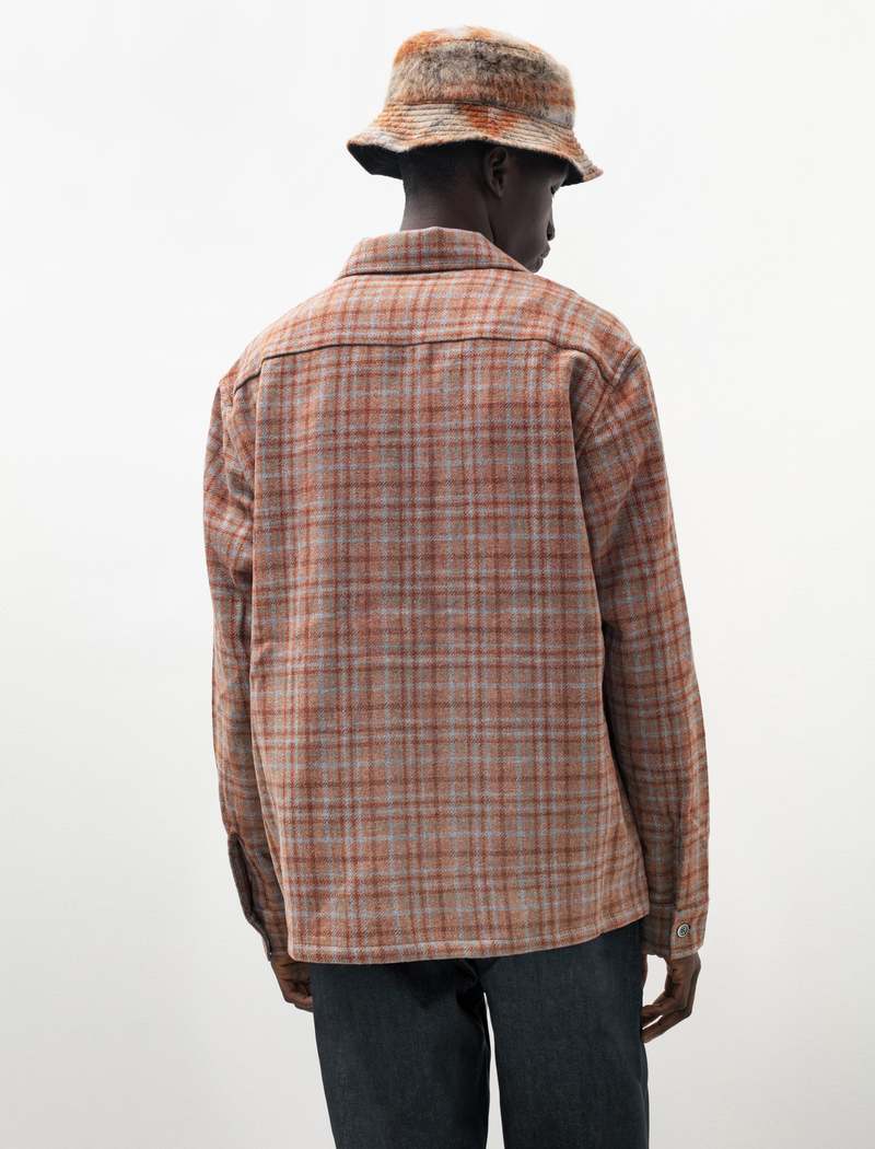 Our Legacy Heusen Shirt Rust Check Country Wool | Garmentory