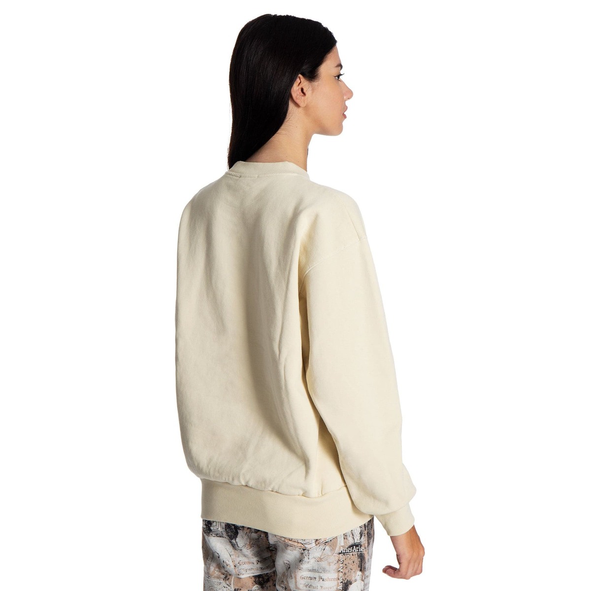 Aries Arise Press Gothic Sweatshirt - Beige | Garmentory