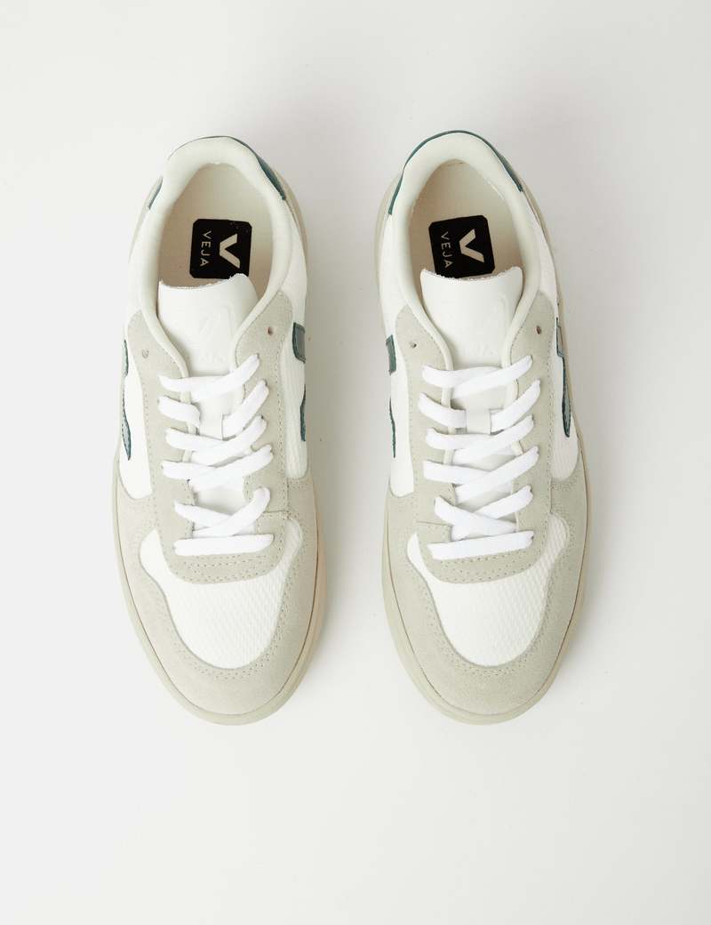 Veja V-10 B-Mesh Trainers White/Brittany Garmentory