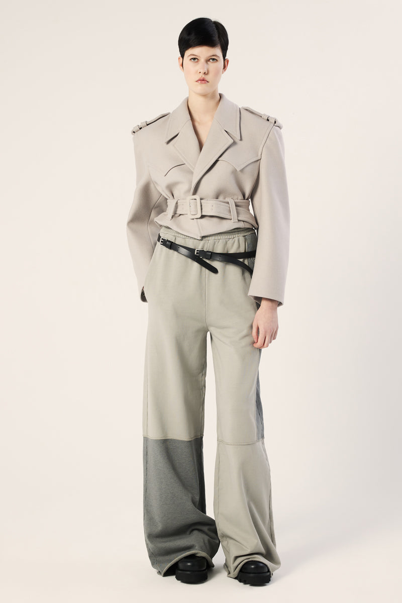 【送料&関税込】MM6 Maison Margiela Wide-leg Track Pants MM6 Maison Margiela Men's' Wide Leg Track Pants in Black