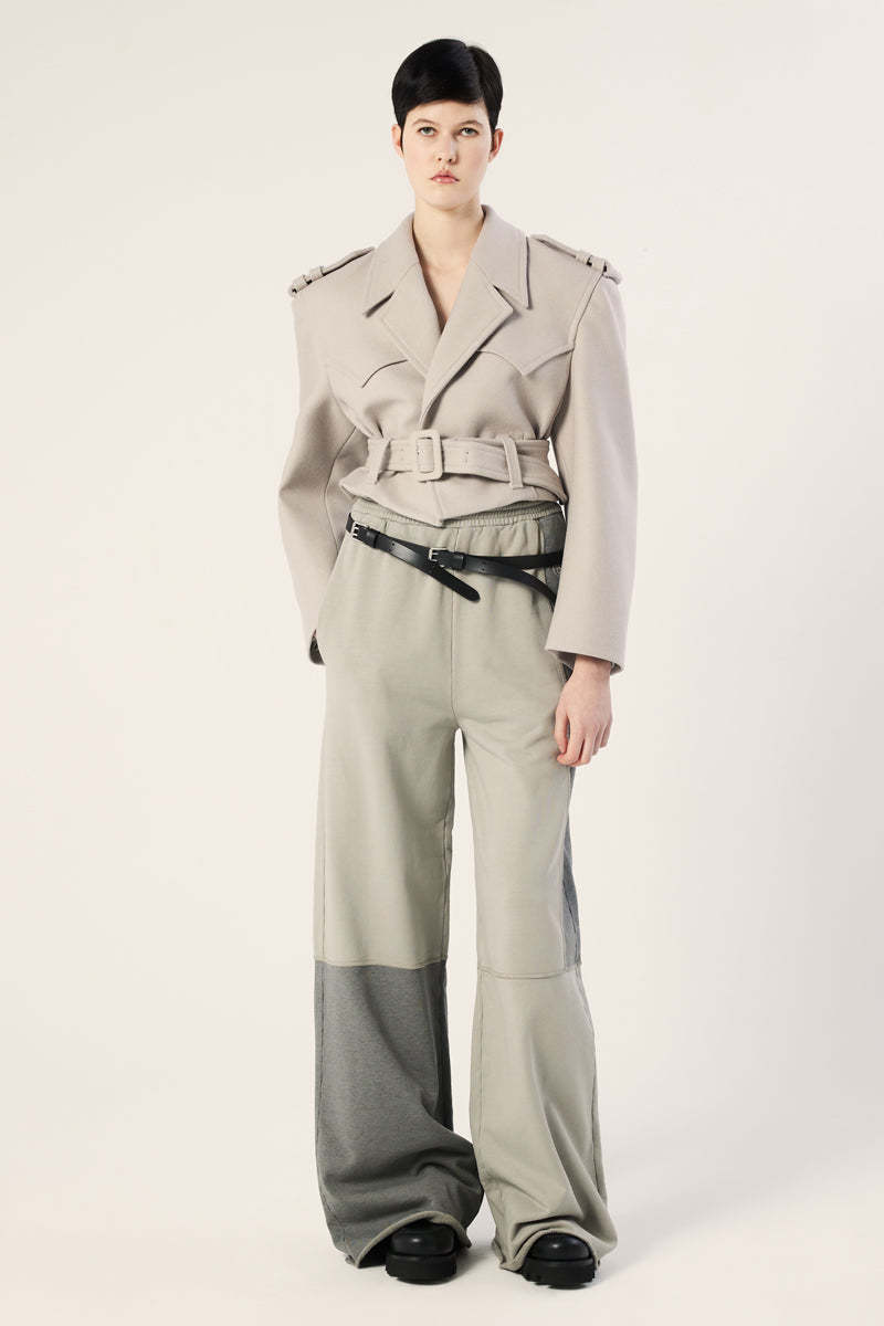 ★MM6 Maison Margiela★ Wide logo pants gray S52KA0396S25575 SchaferandweinerShops Switzerland - Grey Sweatpants with
