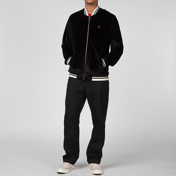 HUF WILD COCK BOMBER JACKET / BLACK | Garmentory