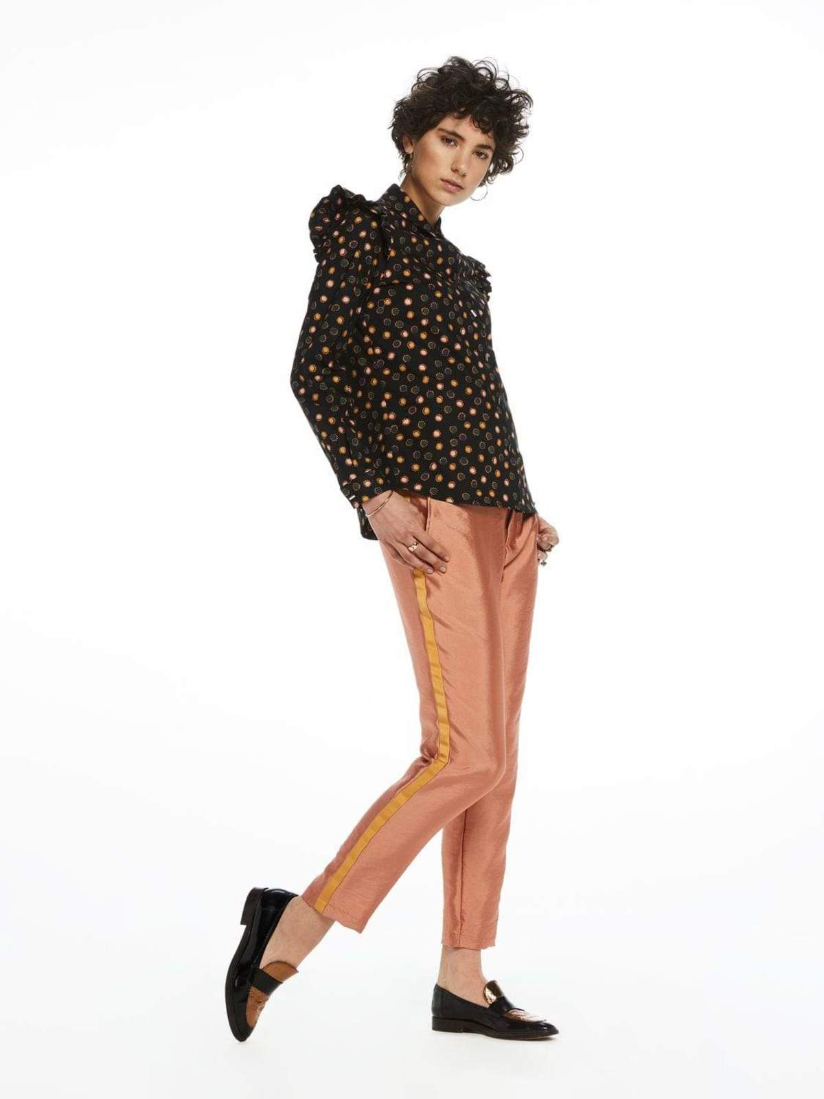 Scotch & Soda Grosgrain Tailored Pants - Desert Rose - Image 2 of 2