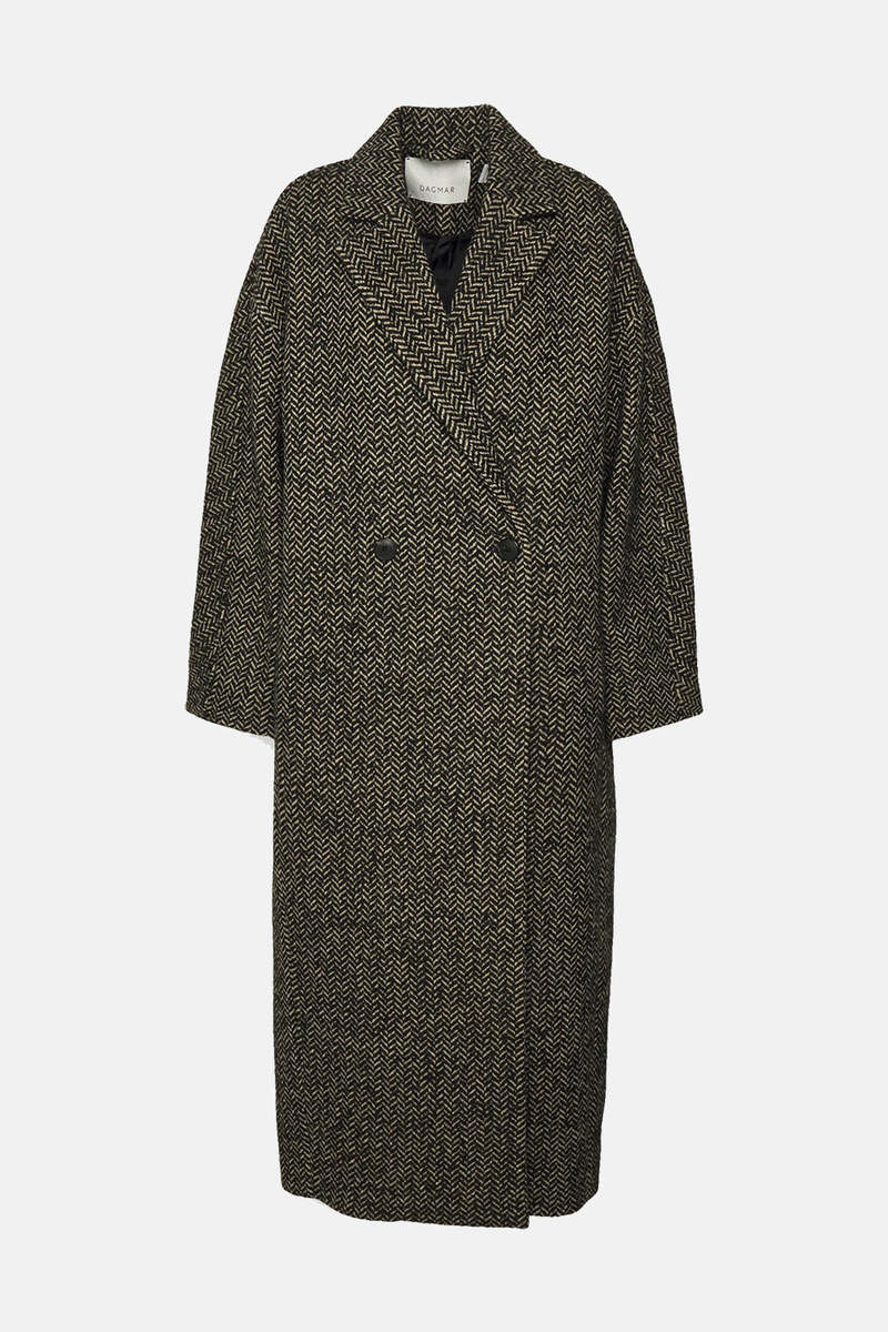 スウェーデン発House of Dagmar ロングテイラードコート