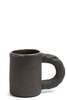Olivia Fiddes Squeezed Mug - Black - Thumbnail 1