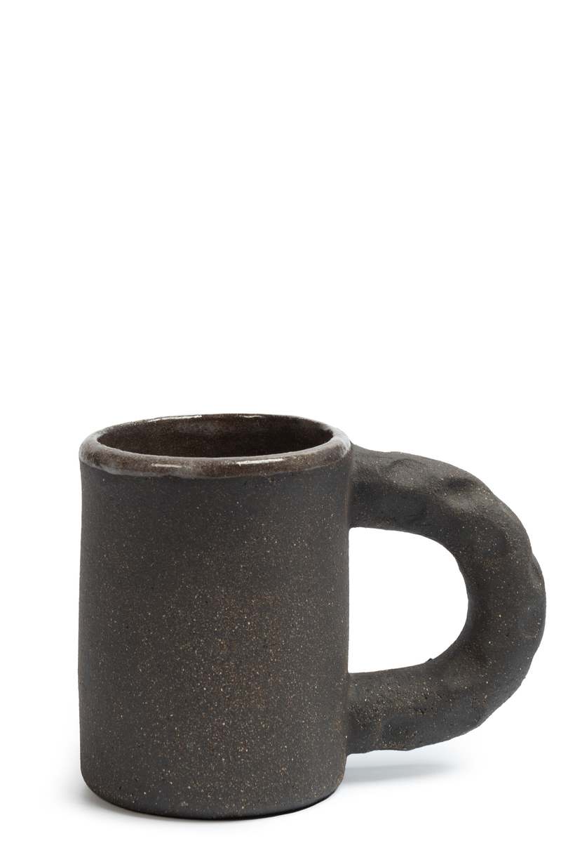 Olivia Fiddes Squeezed Mug - Black