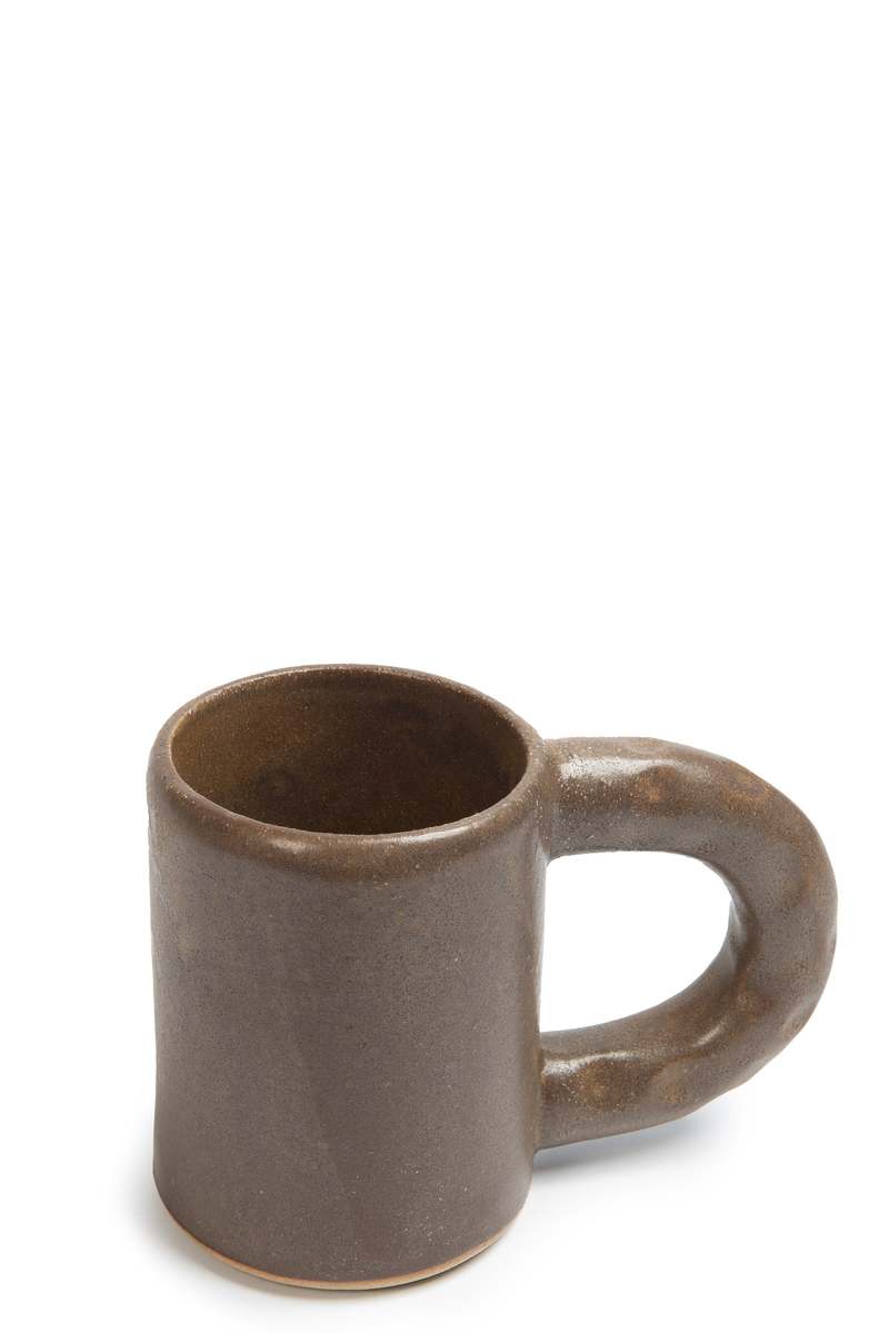 Olivia Fiddes Squeezed Mug - Brown Olivia Fiddes Squeezed Mug - Brown