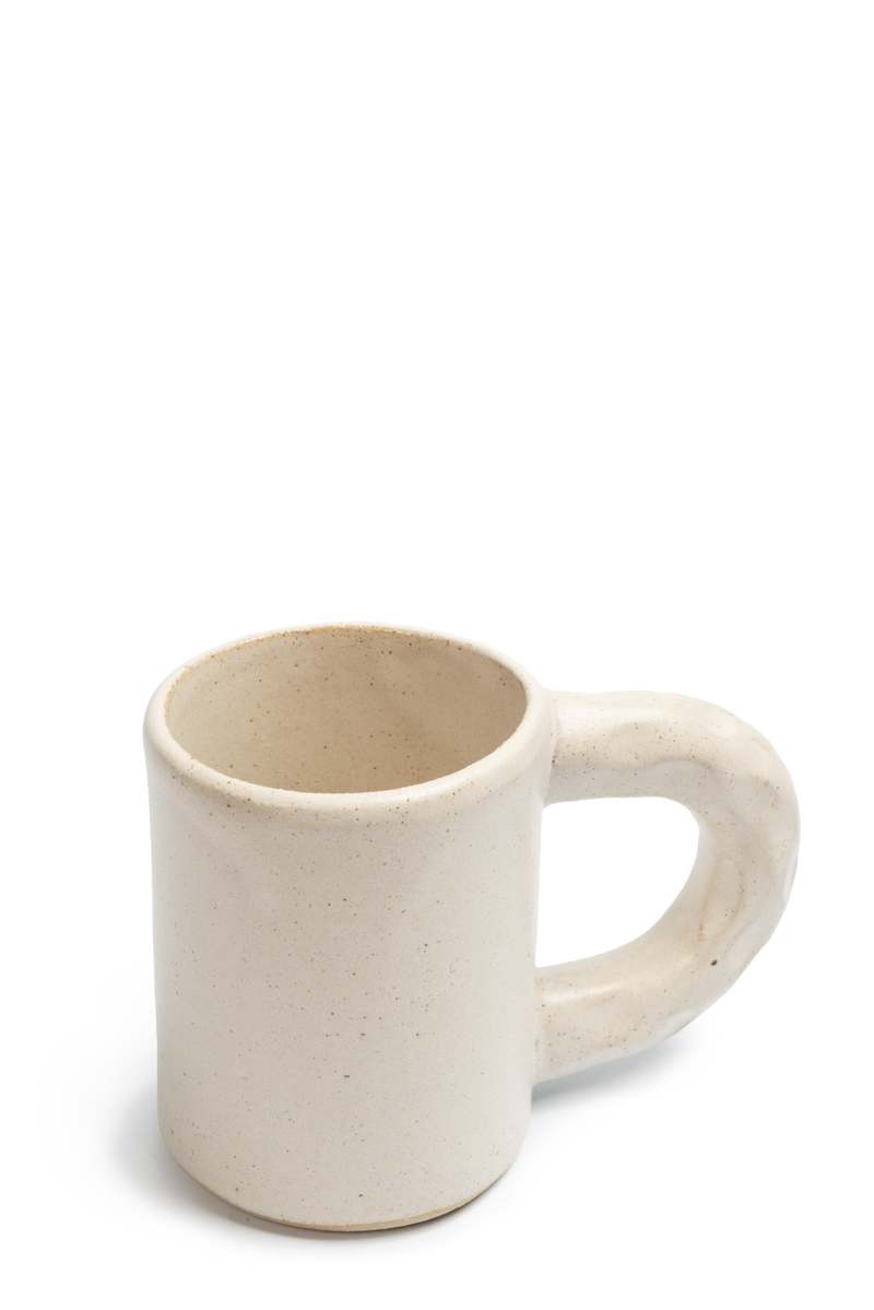 Olivia Fiddes Squeezed Mug - Cream Olivia Fiddes Squeezed Mug - Cream