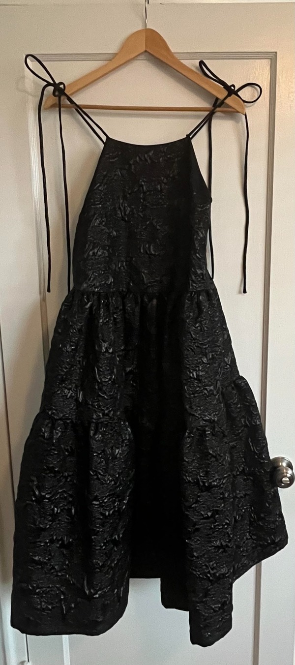 Eliza Faulkner Cece Dress - Black Jacquard | Garmentory