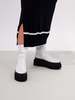 Lofina Square Platform Stretch Boot - White - Thumbnail 3