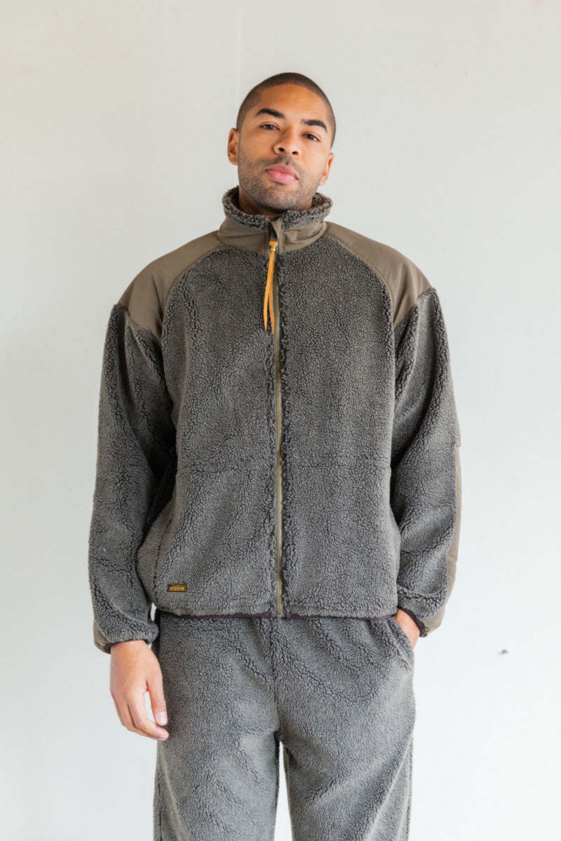 Orslow BOA FLEECE JACKET ARMY GREEN