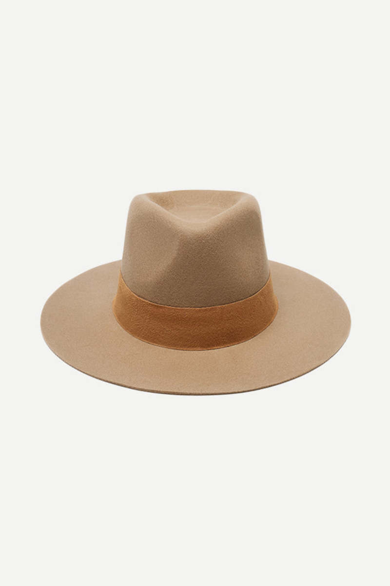 Wyeth Dylan Fedora Wool Felt Light Oatmeal Hat Size SM JA539_RIVER_OATMEAL_1.jpg?v=  main image 4
