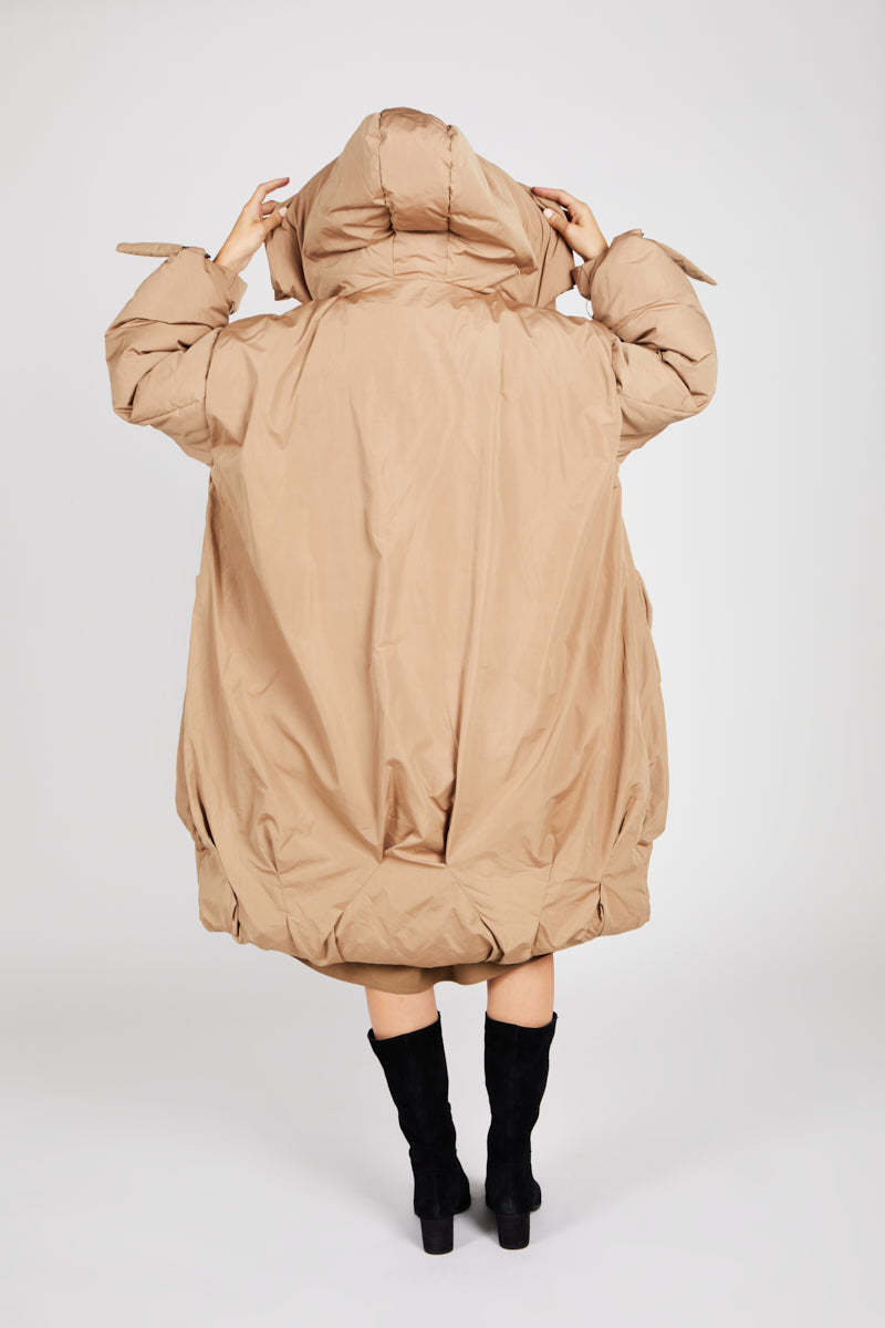 "INTENTIONALLY __________." Juneau Coat - Wheat