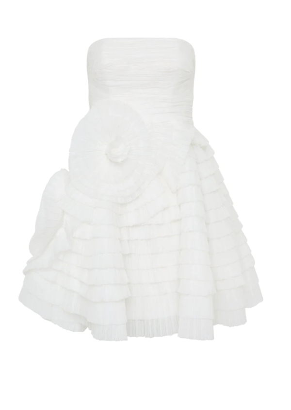 aje expressive pleated mini dress Aje Expressive Pleated Mini Dress