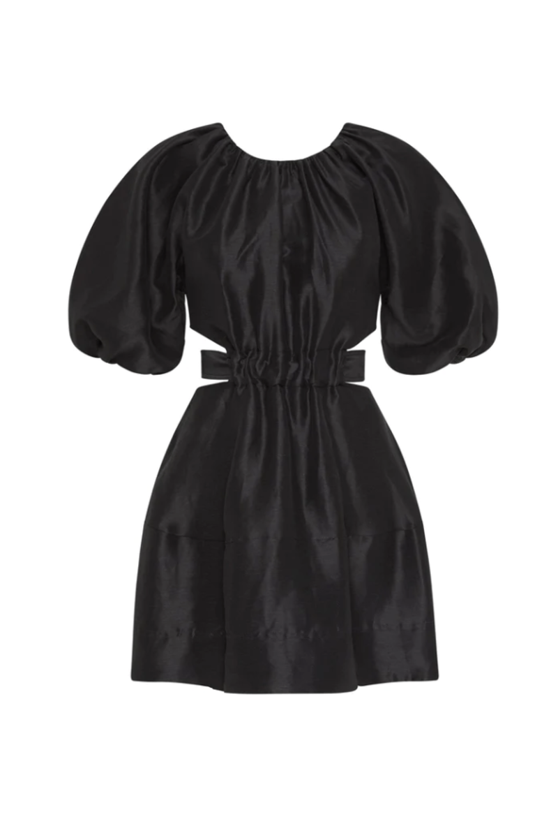 Aje Mimosa Cut Out Mini Dress - Black | Garmentory
