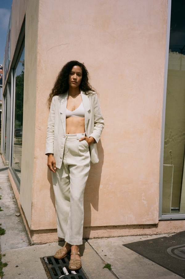 SELVA / NEGRA linen flo pant 