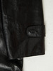 Costume National Elongated Leather Coat - Black - Thumbnail 4